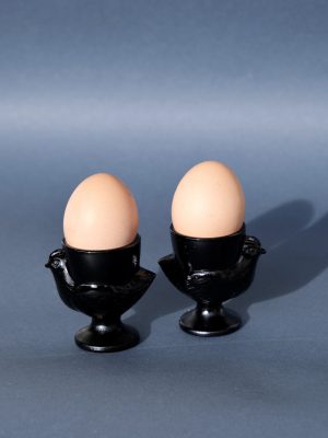 EGG CUP "BLACK CHICKEN"